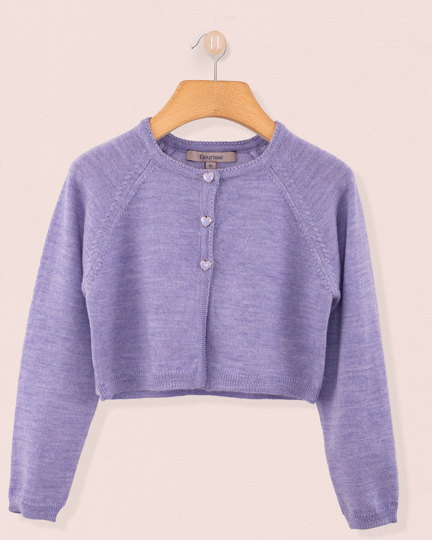 Serena Lavender Wool Bolero
